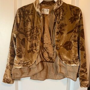 Joyfolie Gold Blazer/Jacket